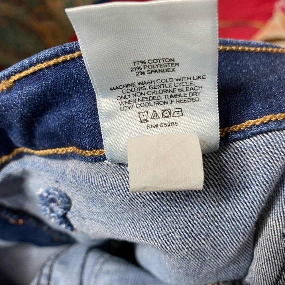 Express Blue Flare & Wide Leg Jeans - Picture 8 of 8